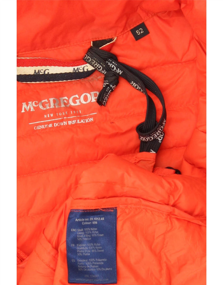 Giacca imbottita da uomo McGregor IT 52 XL nylon arancione