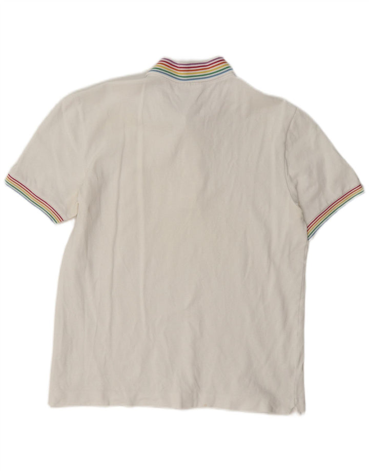Polo da uomo Lacoste taglia 3 piccola in cotone bianco