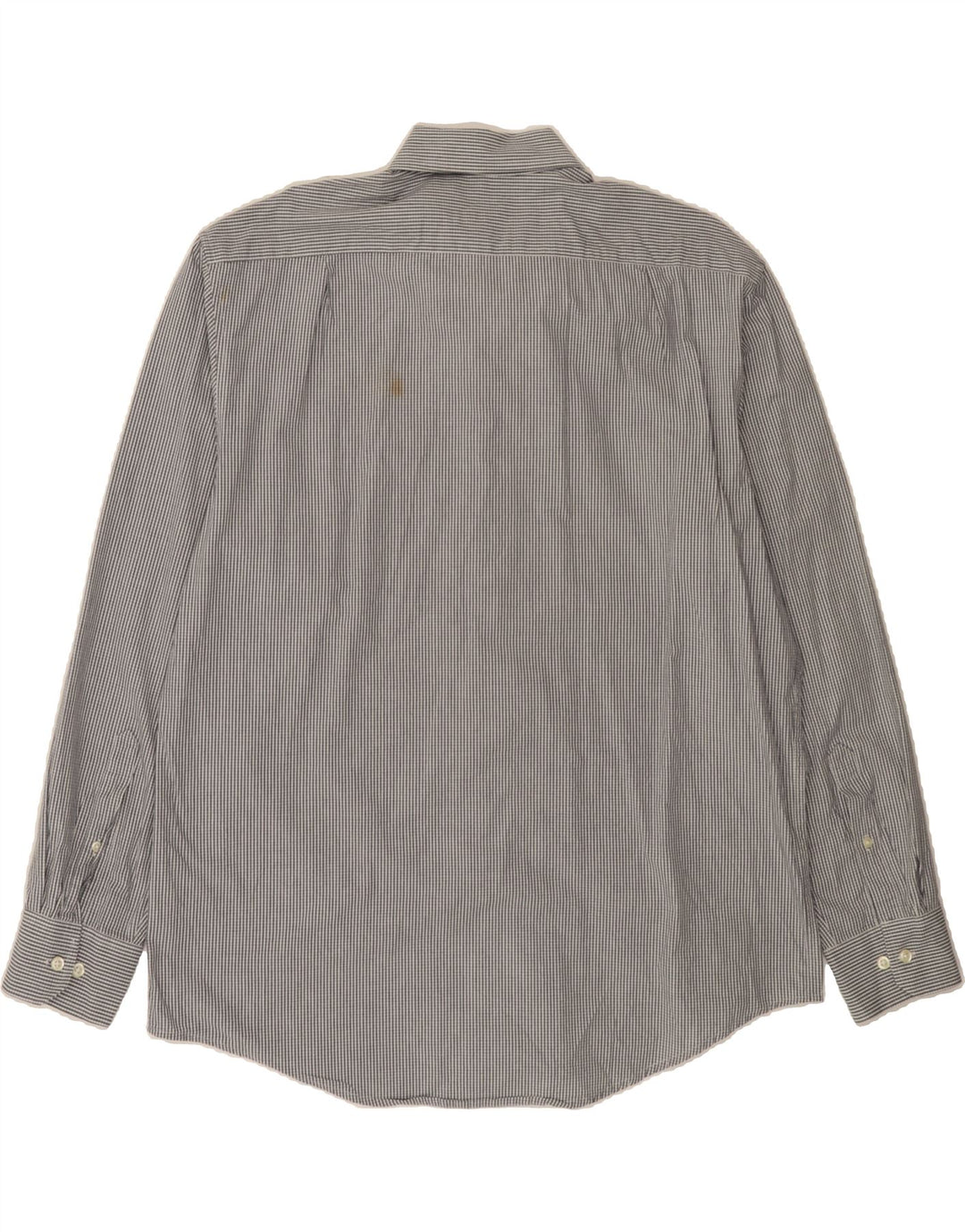 IZOD Mens Shirt Large Grey Check Cotton Vintage Izod and Second-Hand Izod from Messina Hembry 