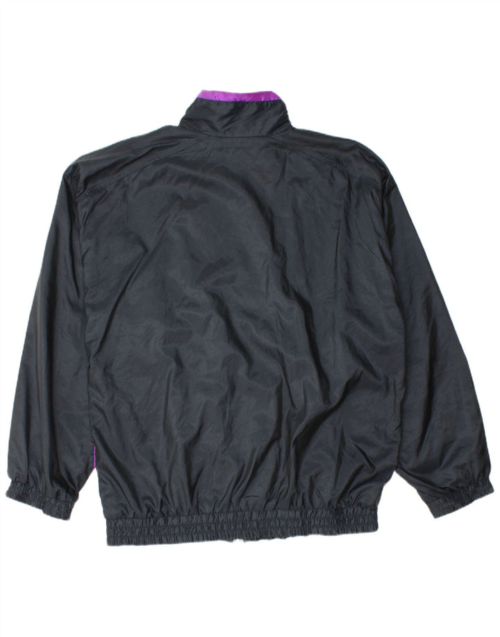 Giacca da ginnastica oversize da uomo Puma Medium Black Colourblock in poliammide