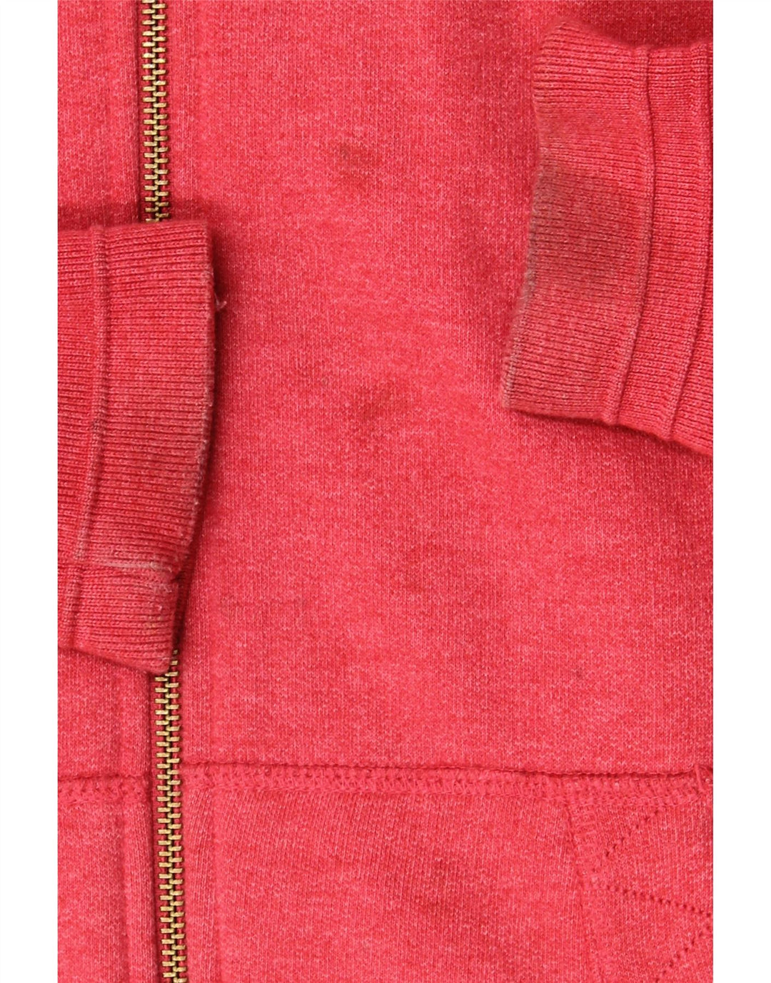 Maglione con cappuccio e zip da uomo Weird Fish in cotone rosso medio
