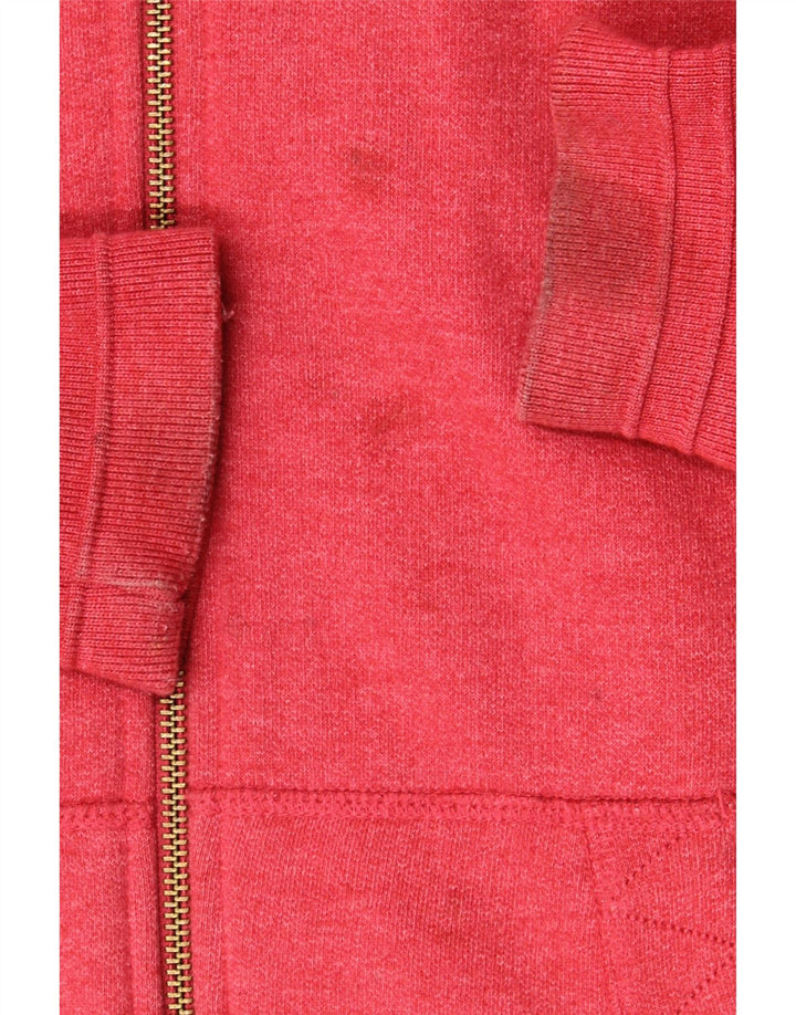 Maglione con cappuccio e zip da uomo Weird Fish in cotone rosso medio