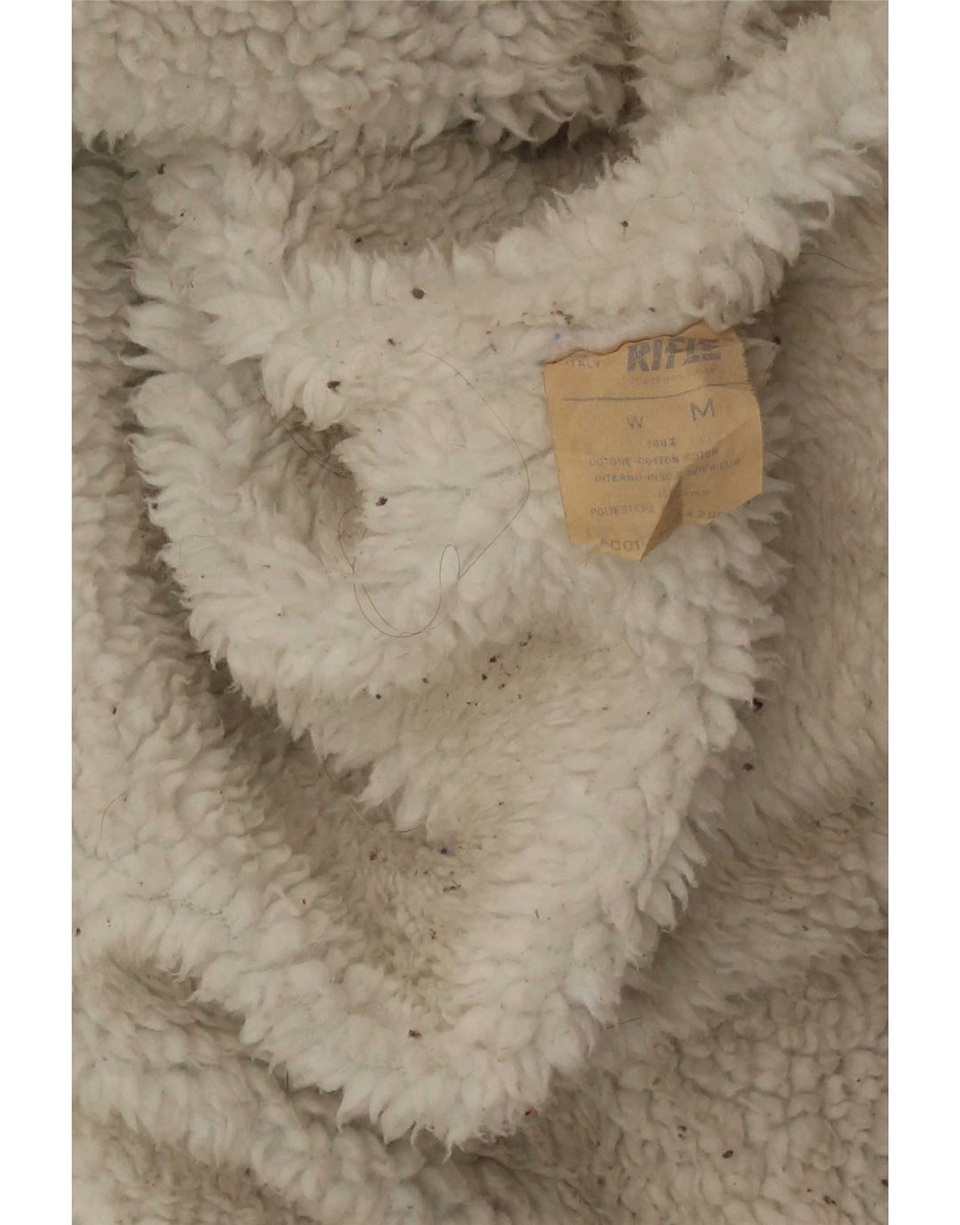 Giacca in denim Sherpa da uomo Rifle UK 38 Cotone blu medio