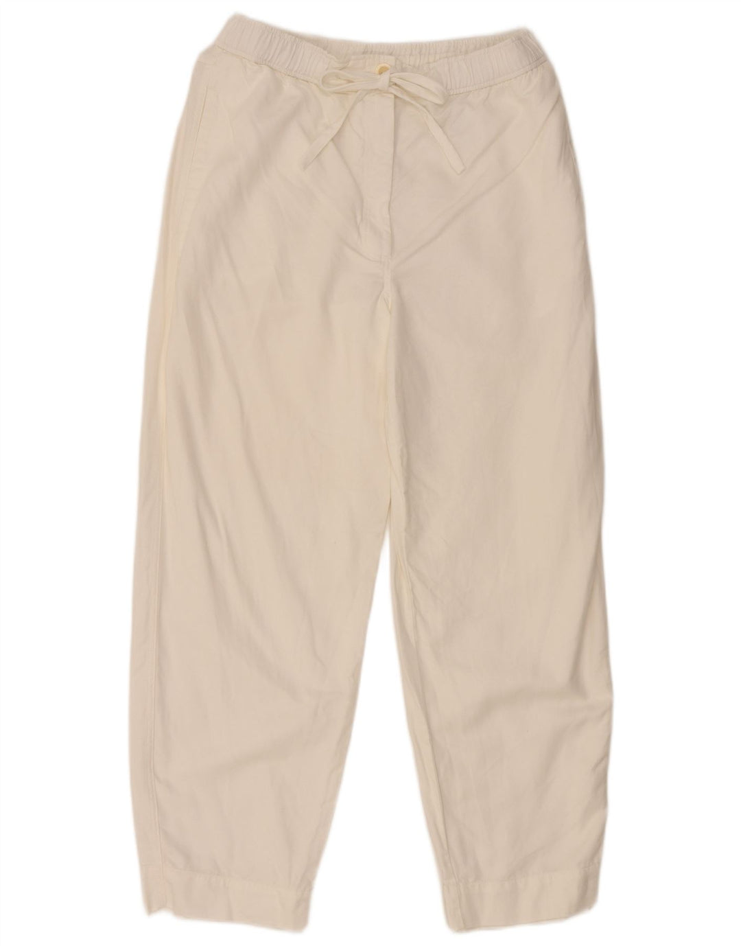 Pantaloni chino dritti da donna Cos in cotone bianco medio
