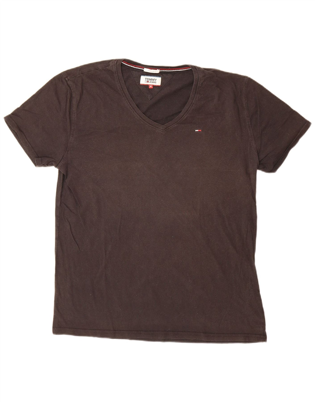 T-shirt da uomo Tommy Hilfiger Top in cotone nero medio