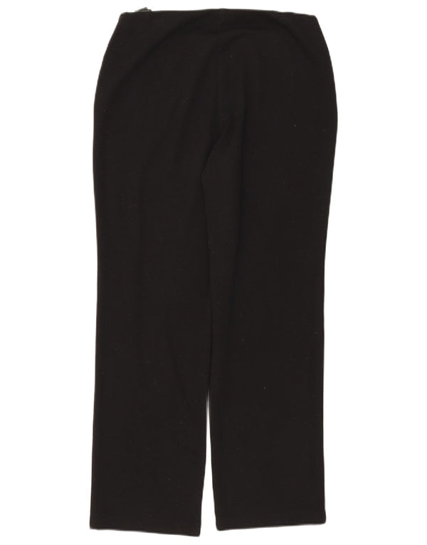 Marks & Spencer Pantaloni casual slim da donna UK 12 Medium W30 L28 Nero