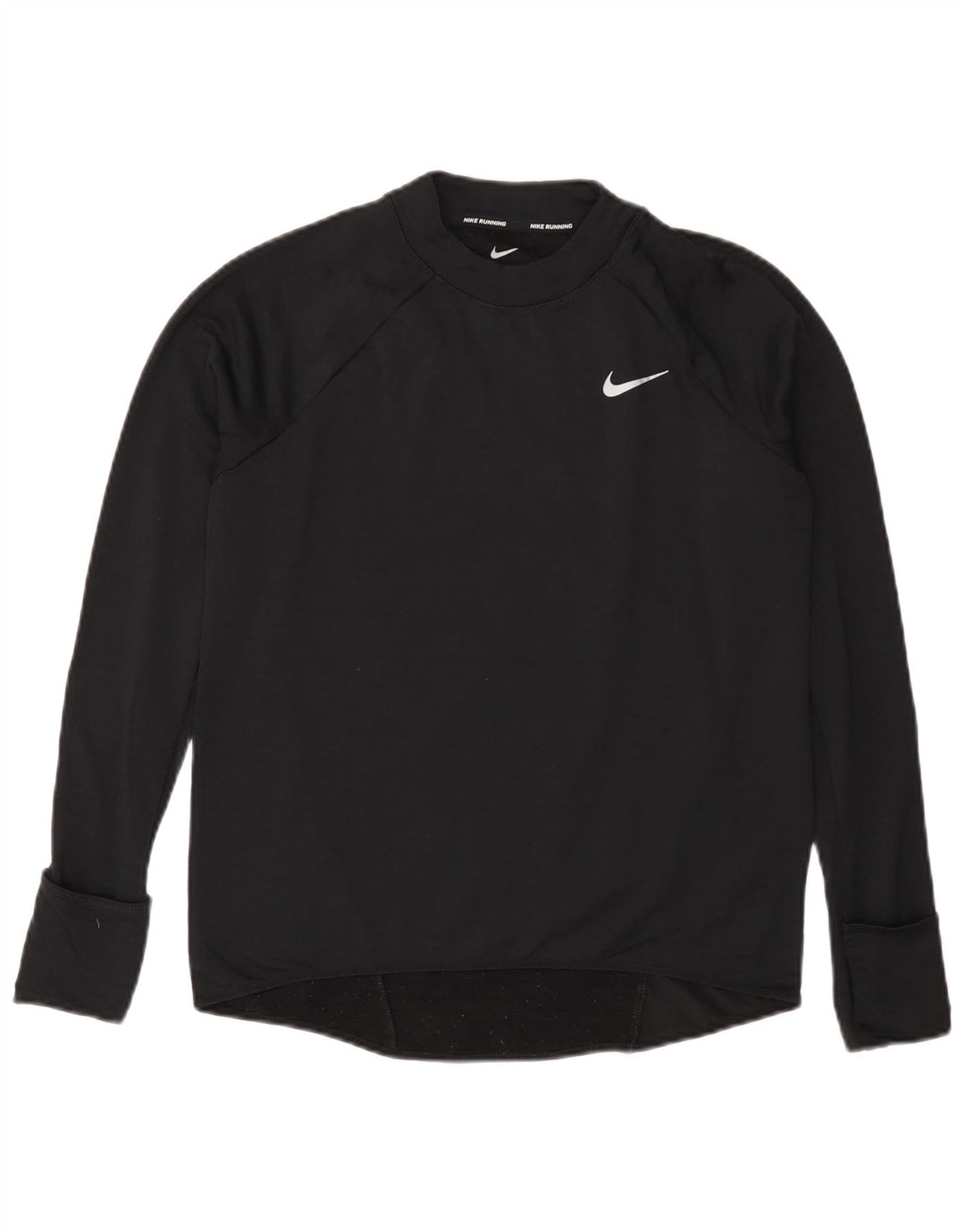 Top NIKE Therma-Fit da donna a maniche lunghe UK 10 Small Nero