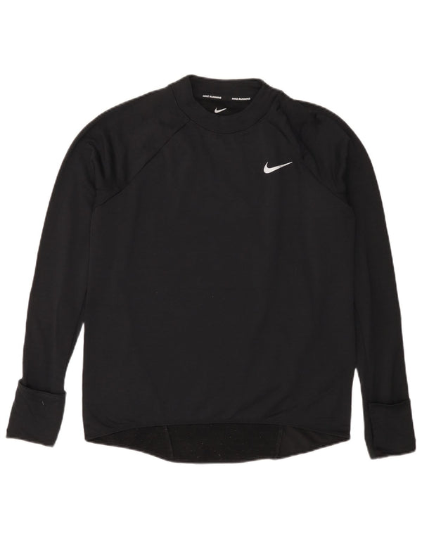 Top NIKE Therma-Fit da donna a maniche lunghe UK 10 Small Nero