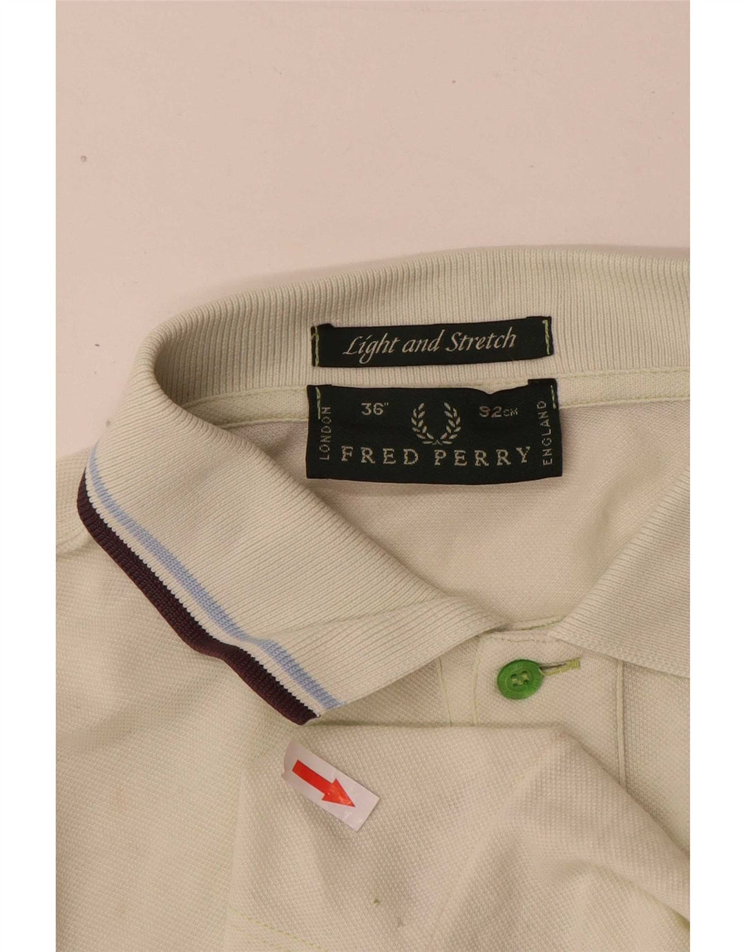 Polo da uomo Fred Perry piccola in cotone a righe verdi