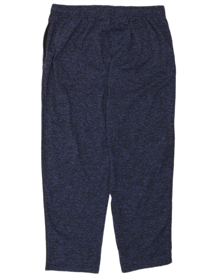Pantaloni da tuta da donna REEBOK UK 18 XL Poliestere screziato blu navy