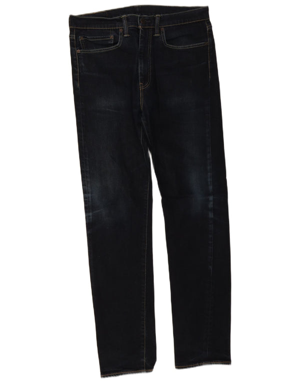 Levi's Uomo 522 Jeans Slim W34 L34 Cotone Blu Navy