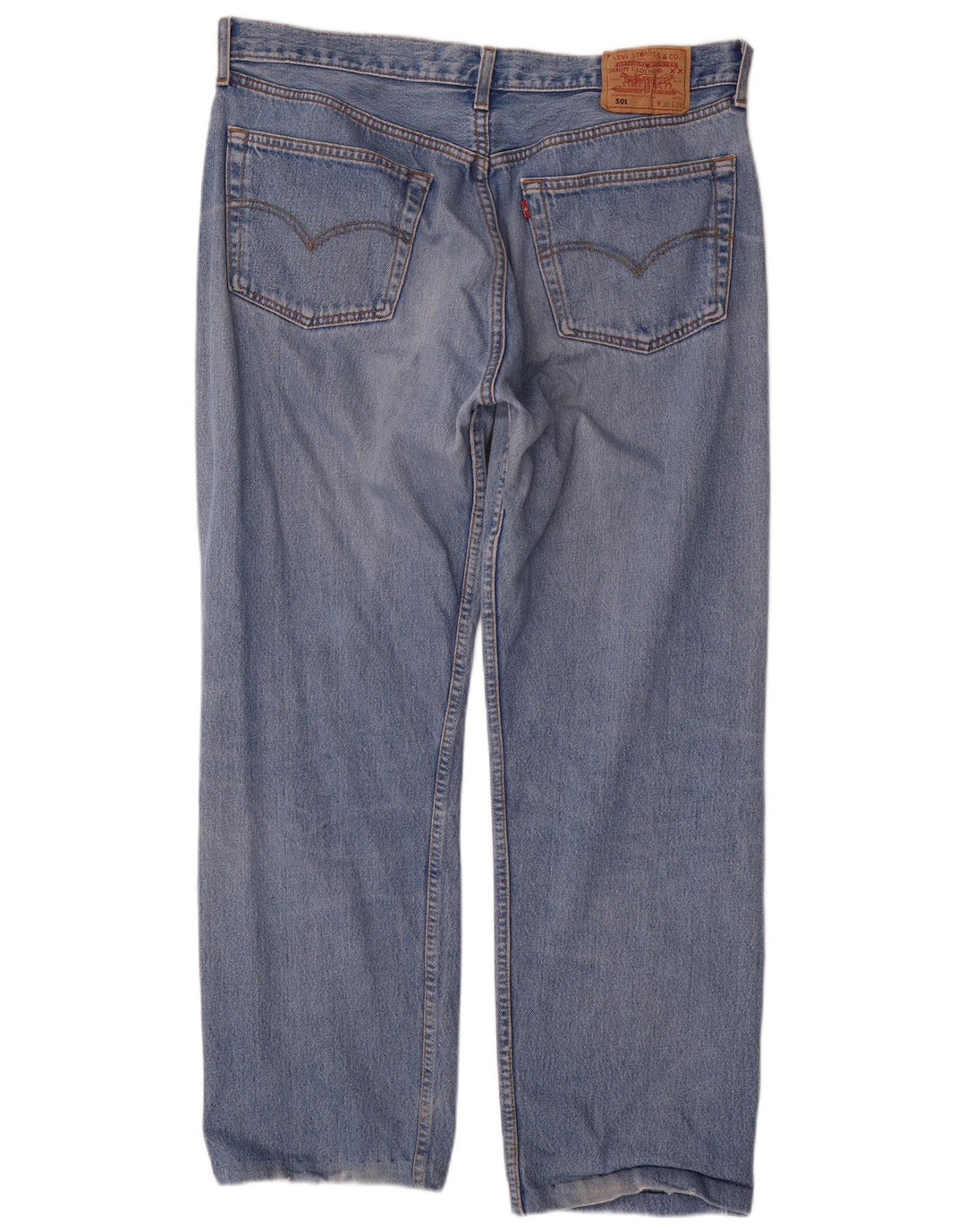 Jeans dritti da uomo Levi's 501 W38 L28 cotone blu