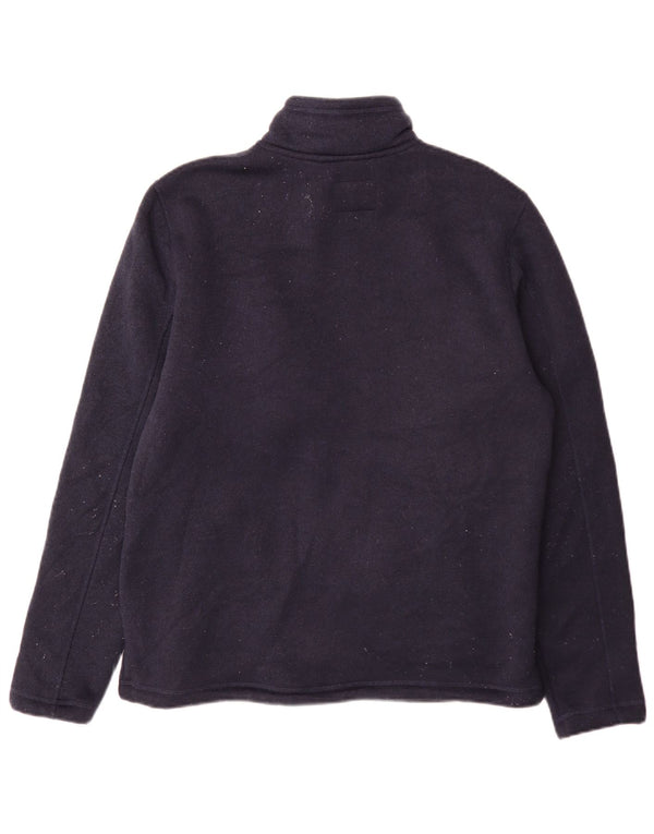 Giacca da uomo Marks & Spencer Sherpa in poliestere medio blu navy