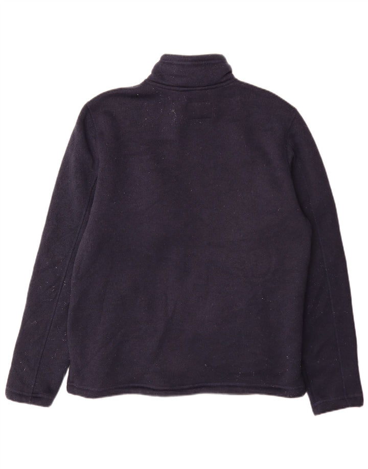 Giacca da uomo Marks & Spencer Sherpa in poliestere medio blu navy