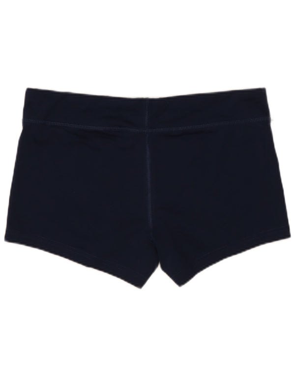 Pantaloncini sportivi NIKE da donna Dri Fit UK 12 medio blu navy poliestere