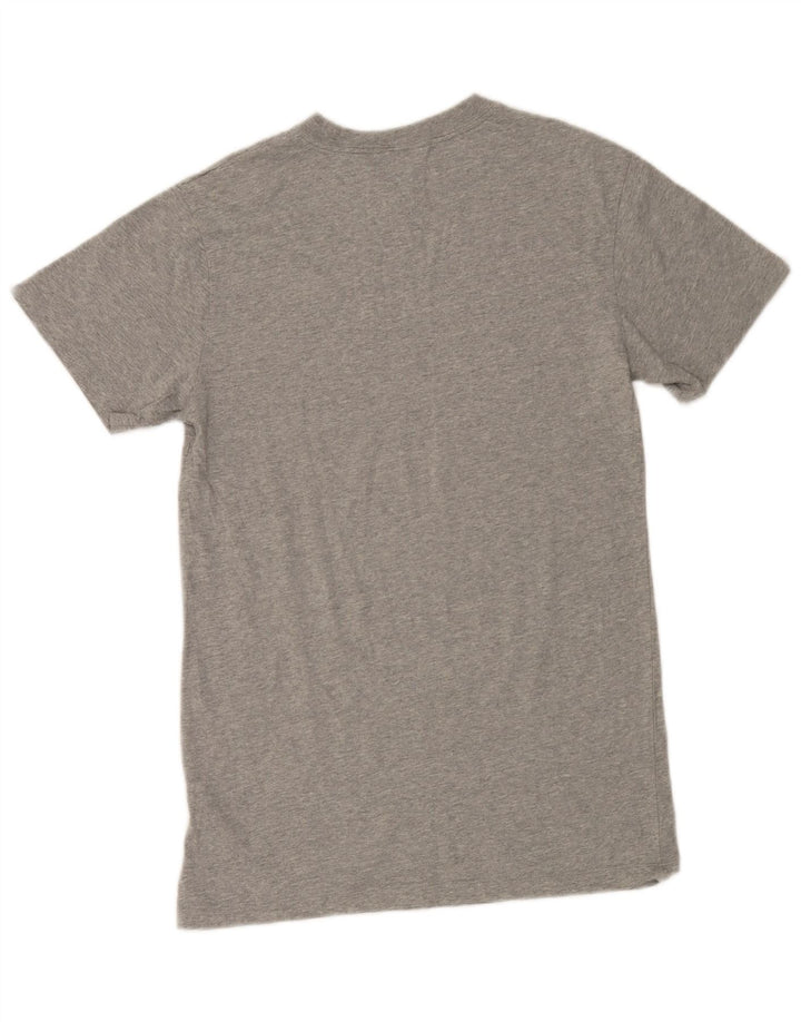 T-shirt Nike da uomo Top XS in cotone chiazzato grigio