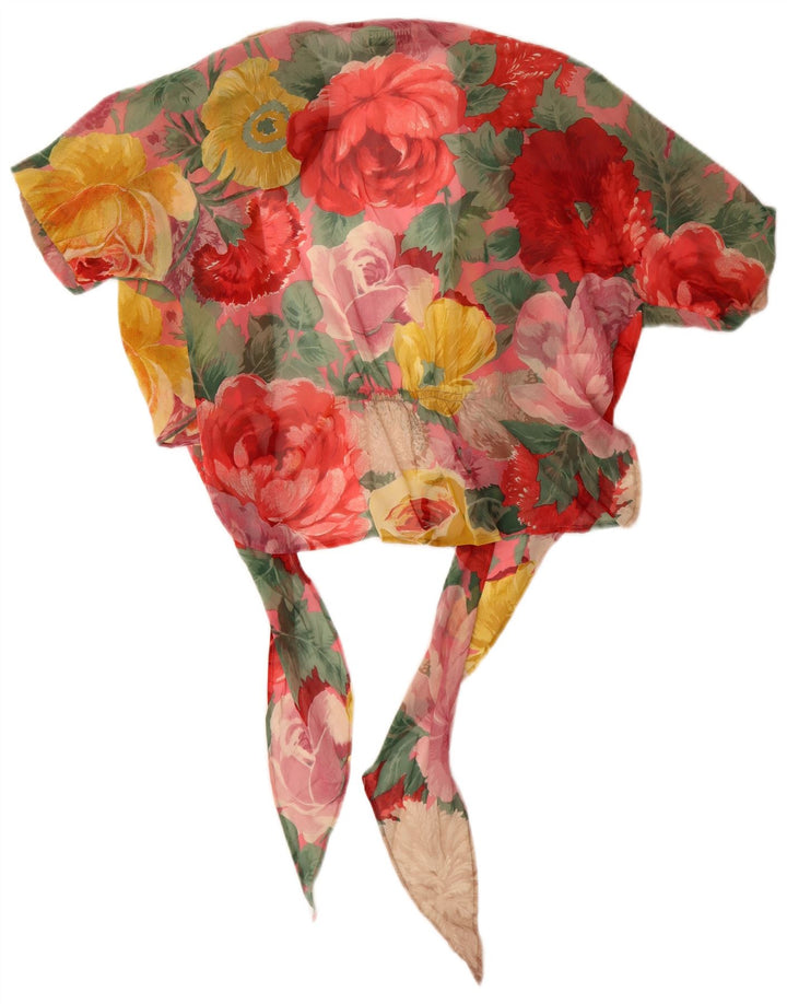 Set gonna vintage da donna in 2 pezzi IT 42 medio W26 floreale multicolore