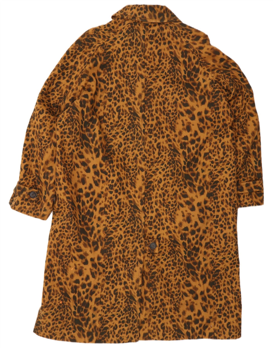 Cappotto oversize da donna Zara UK 14 Cotone con stampa animalier marrone medio