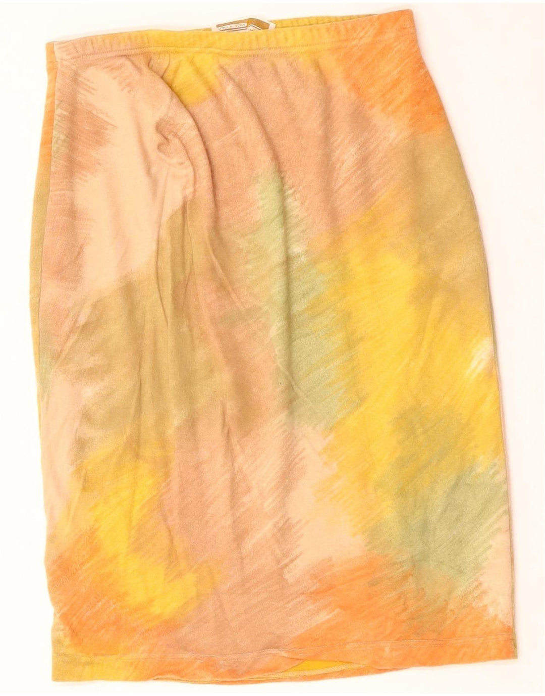 Gonna a tubino da donna Krizia grande W32 Tie Dye multicolore