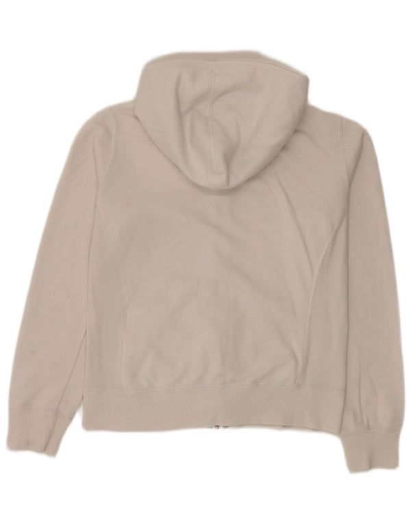 Maglione con cappuccio e zip vestibilità regolare da donna Champion UK 12 Medium White Sports