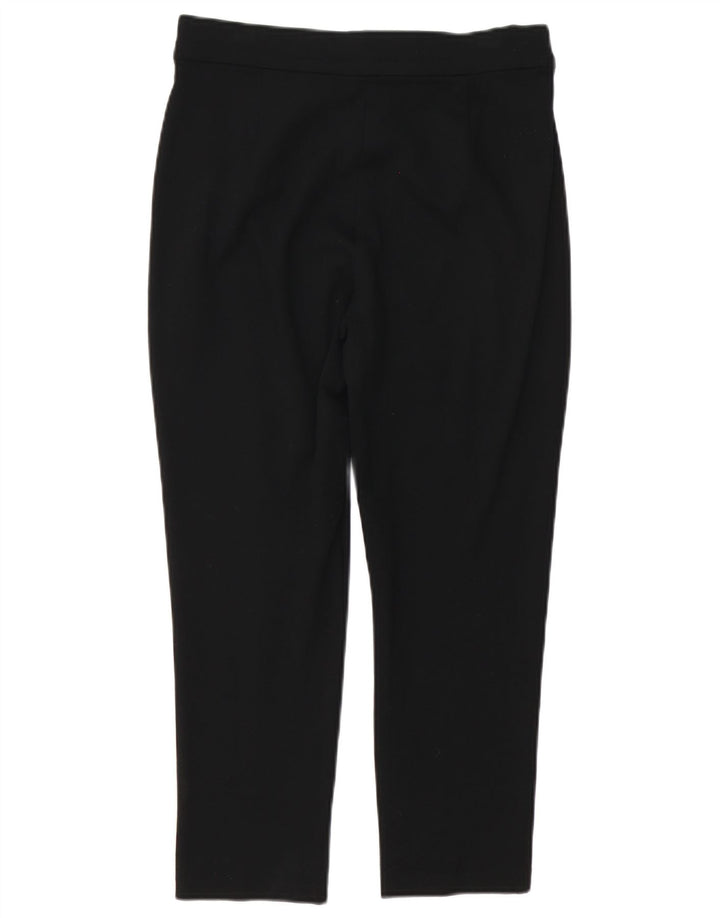 Pantaloni corti slim da donna Marks & Spencer UK 12 medi W30 L24 neri