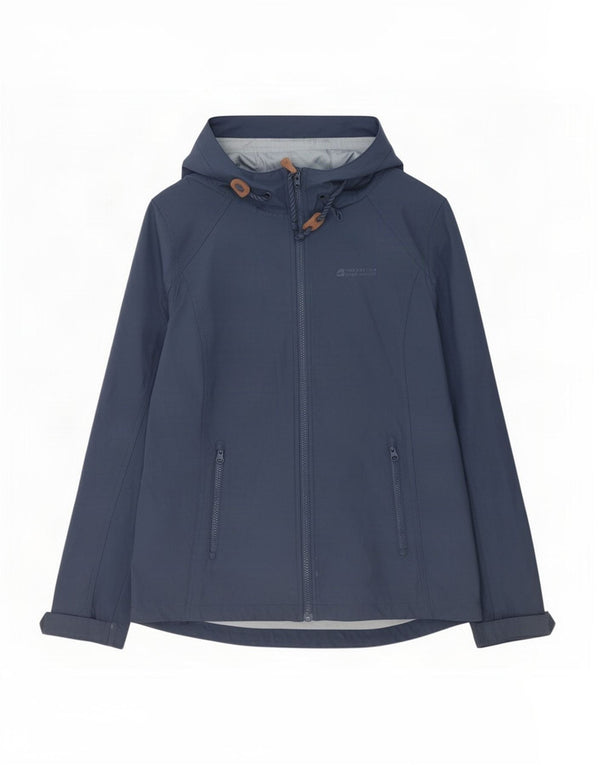 Giacca antipioggia con cappuccio da donna Mountain Warehouse UK 14 Large Blu Navy