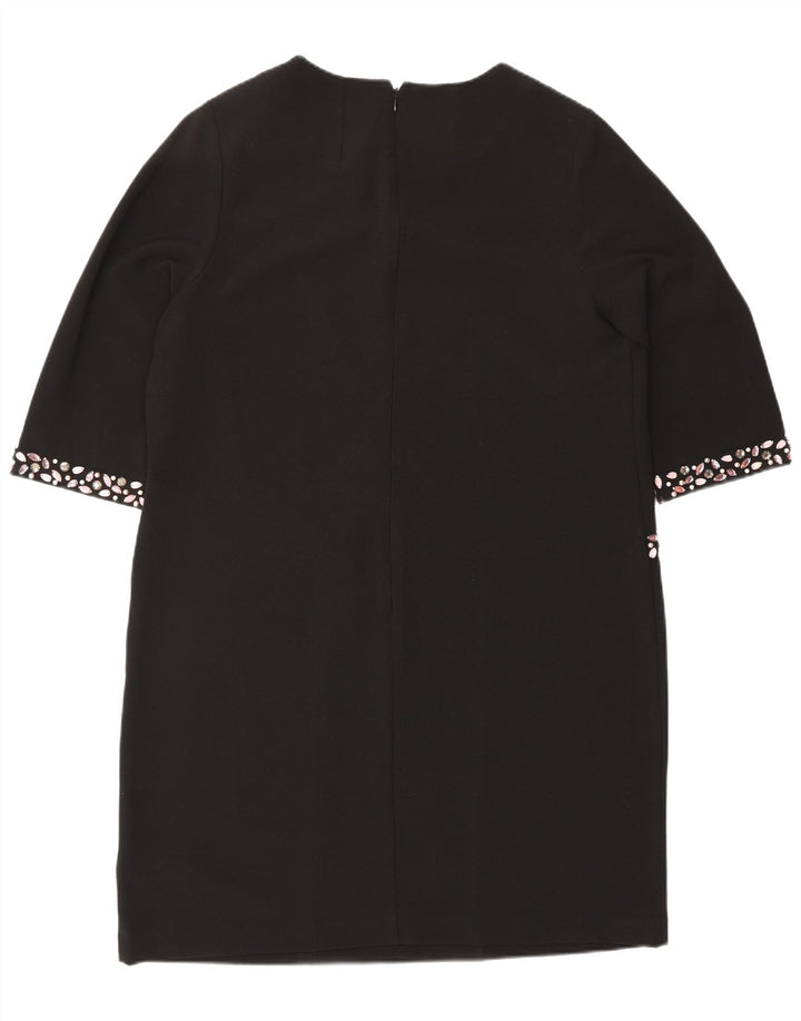 Abito a trapezio da donna con maniche a 3/4 Monsoon UK 16 Grande poliestere nero