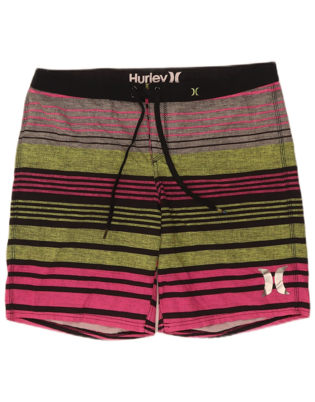 Pantaloncini da bagno Hurley Phantom da uomo, medi, a righe multicolori