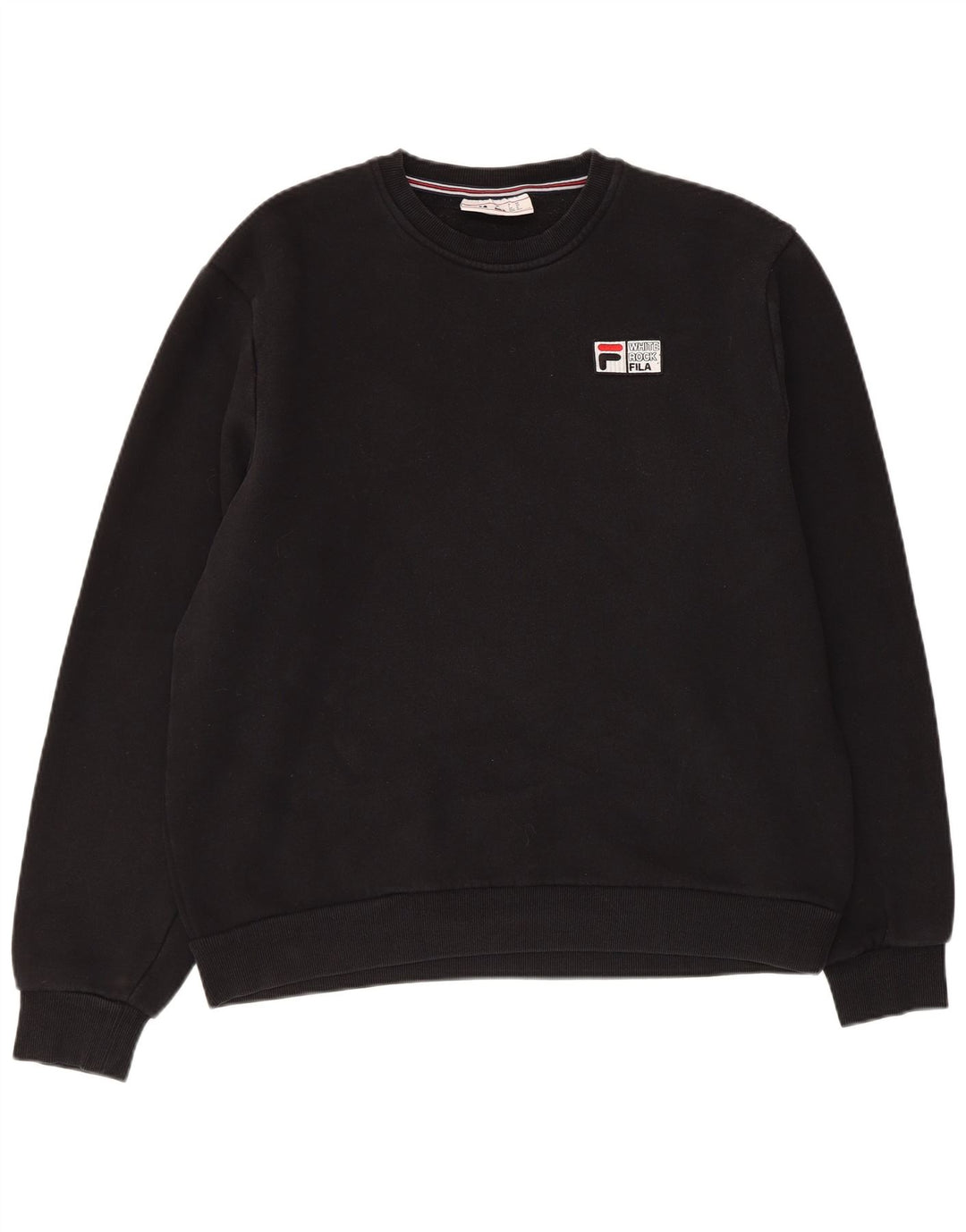 FILA Felpa grafica da uomo Maglione medio cotone nero