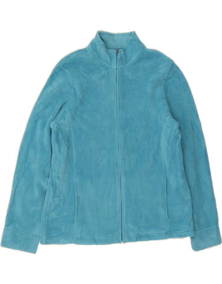 L.L.BEAN Womens Fleece Jacket UK 14 Medium Blue Polyester Vintage L.L.Bean and Second-Hand L.L.Bean from Messina Hembry 