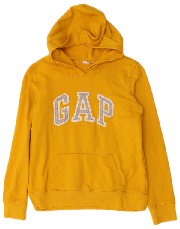 Gap Felpa con cappuccio oversize con grafica da donna UK 6 XS Cotone giallo