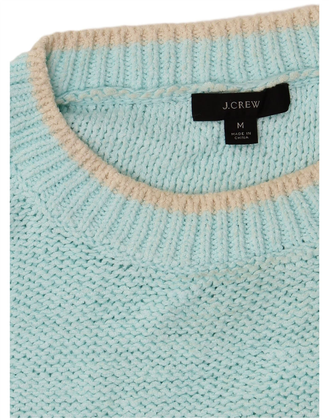 J. CREW Maglione oversize da donna con scollo a barca UK 14 Medio Turchese