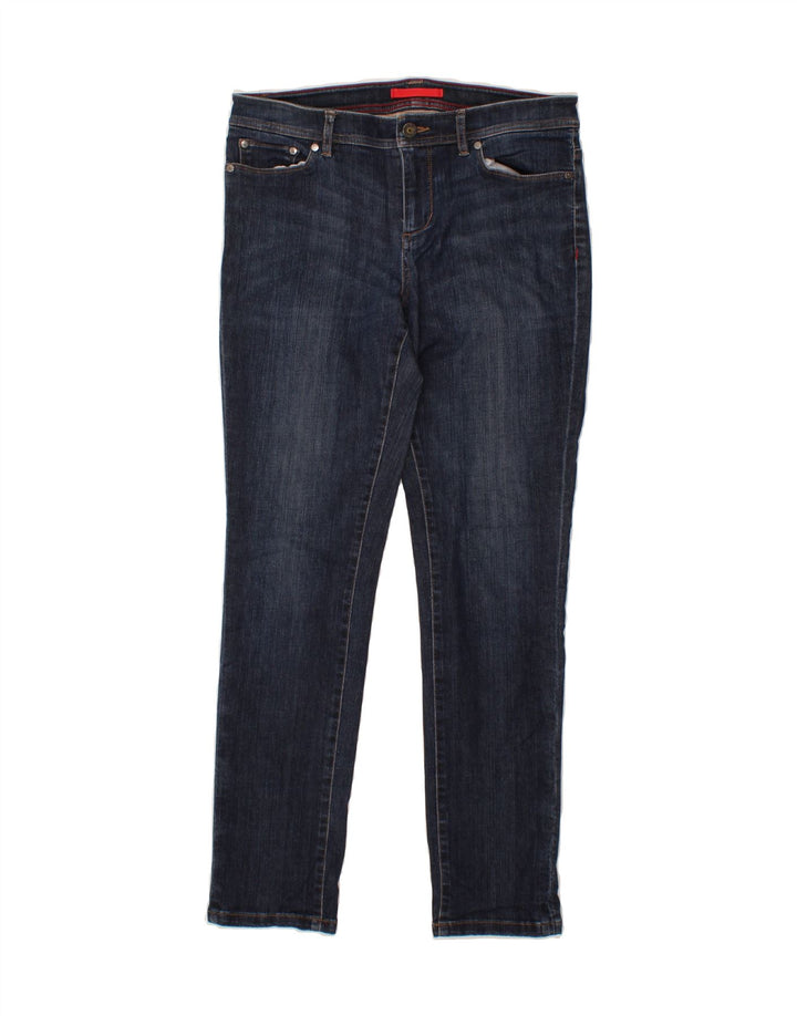 L.L.BEAN Womens Slim Jeans US 8 Medium W32 L30 Navy Blue Cotton Vintage L.L.Bean and Second-Hand L.L.Bean from Messina Hembry 