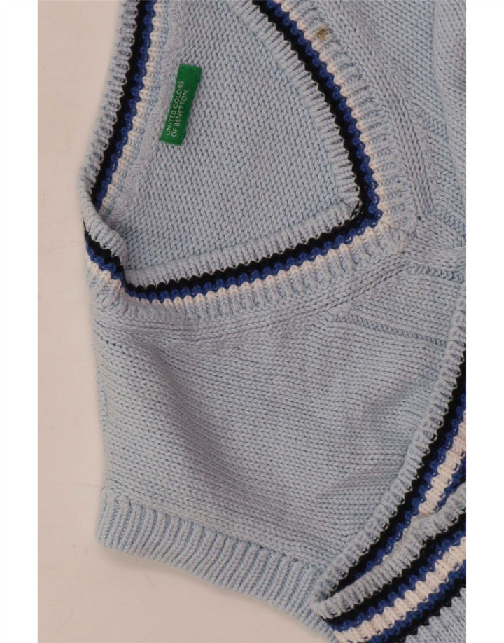Canotta Canotta Bambino Benetton 7-8 Anni Blu a Righe
