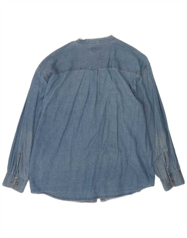 Camicia di jeans da uomo Faded Glory XL in cotone blu