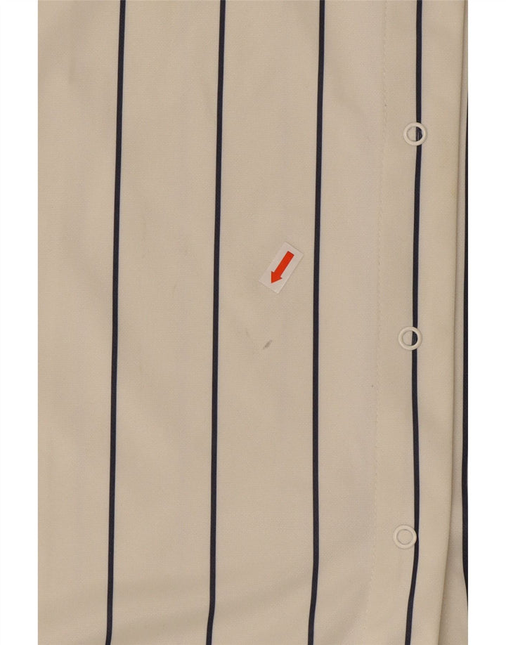 Maglia Fila da donna oversize grafica Top UK 10 Small White Striped