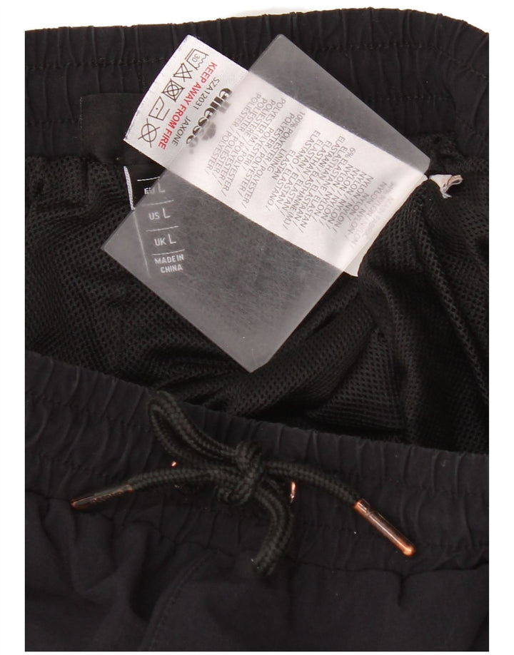 Pantaloni da tuta da uomo Ellesse Cargo Pantaloni da jogging Grandi nylon nero