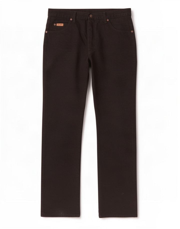 Jeans dritti da uomo Wrangler Texas W34 L32 neri