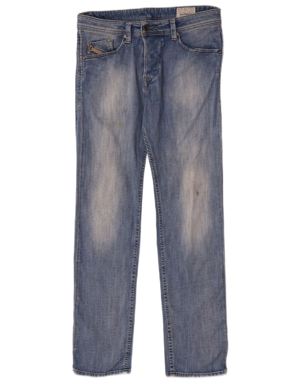 Jeans da uomo Diesel Darron Regular Slim affusolati W31 L32 in cotone blu