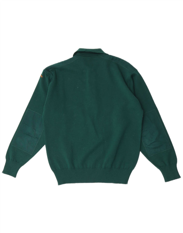 PAUL & SHARK Maglione da uomo con collo alto piccolo in lana verde
