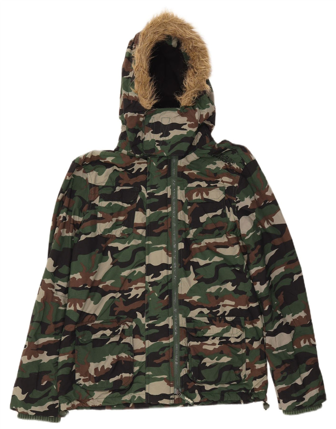 Giacca a vento da uomo The Windcheater SUPERDRY UK 36 Small Khaki