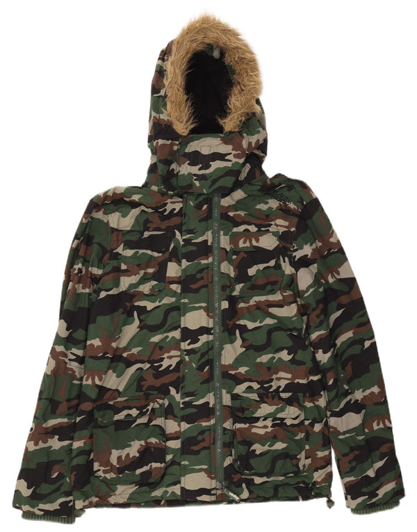 Giacca a vento da uomo The Windcheater SUPERDRY UK 36 Small Khaki