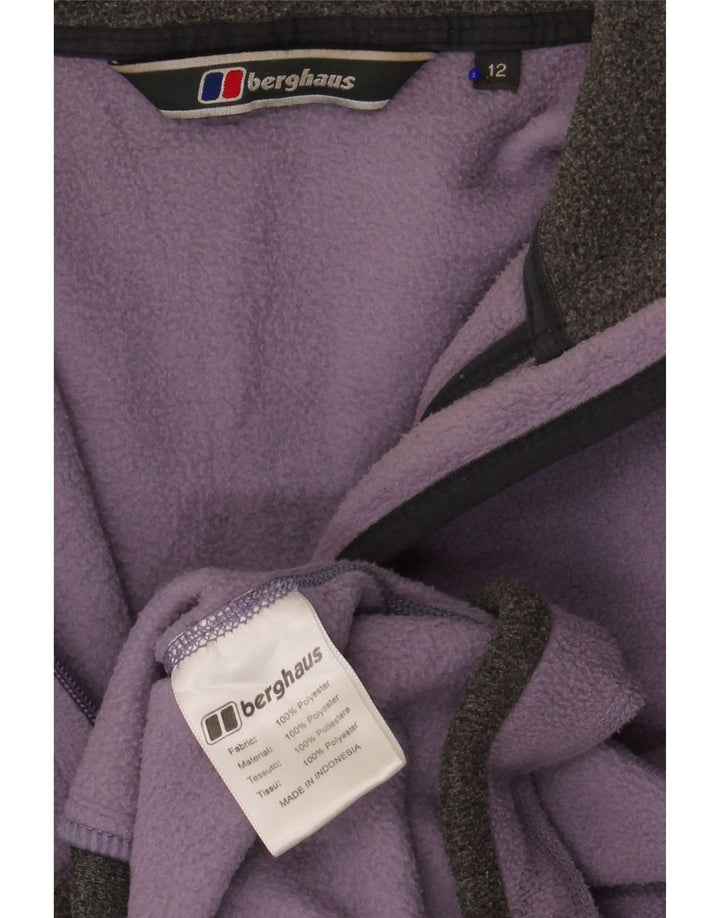 Giacca in pile da donna Berghaus UK 12 Poliestere color block viola medio