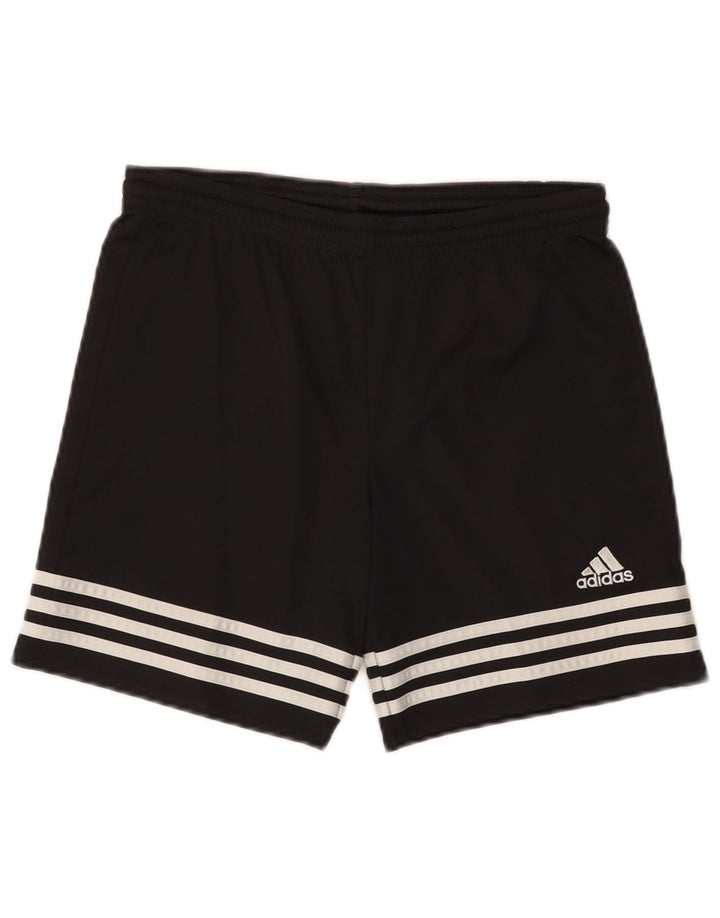 Pantaloncini sportivi Adidas Climalite da ragazzo 12-13 anni Large Nero in poliestere