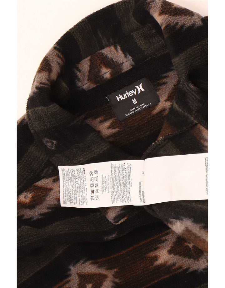 Camicia in pile da uomo Hurley Poliestere Fair Isle medio multicolore