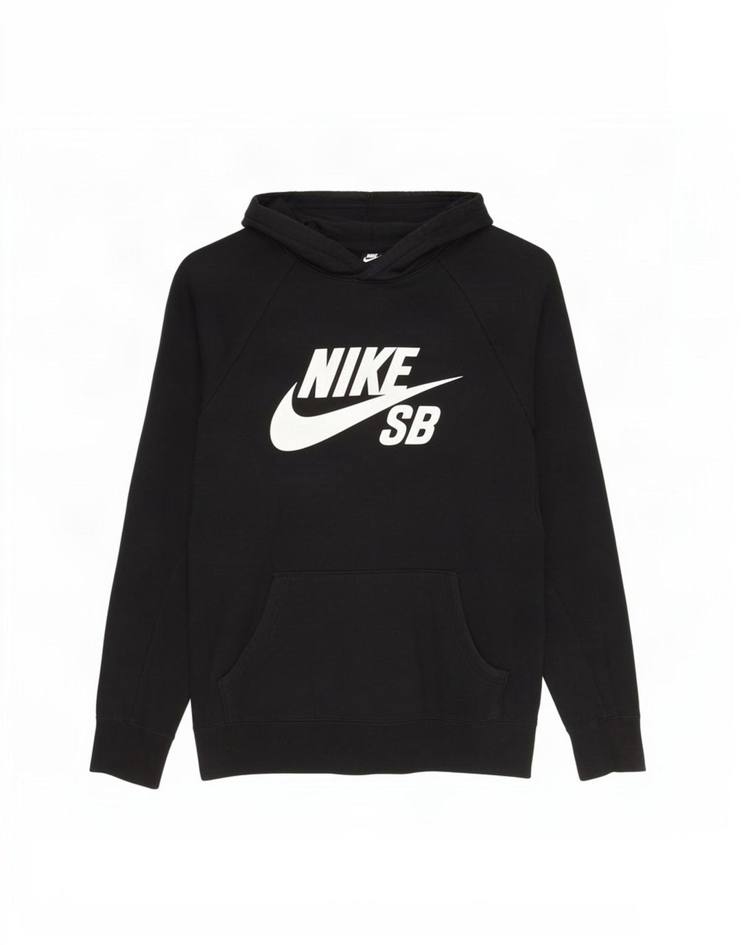 Felpa con cappuccio grafica Nike da uomo media nera