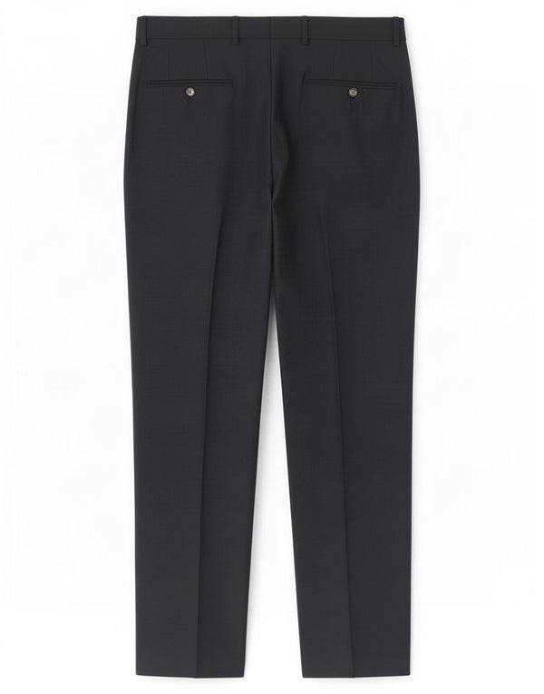 Pantaloni da Abito Dritti Joop da Uomo IT 48 Medio W32 L30 Blu Navy Lana Vergine