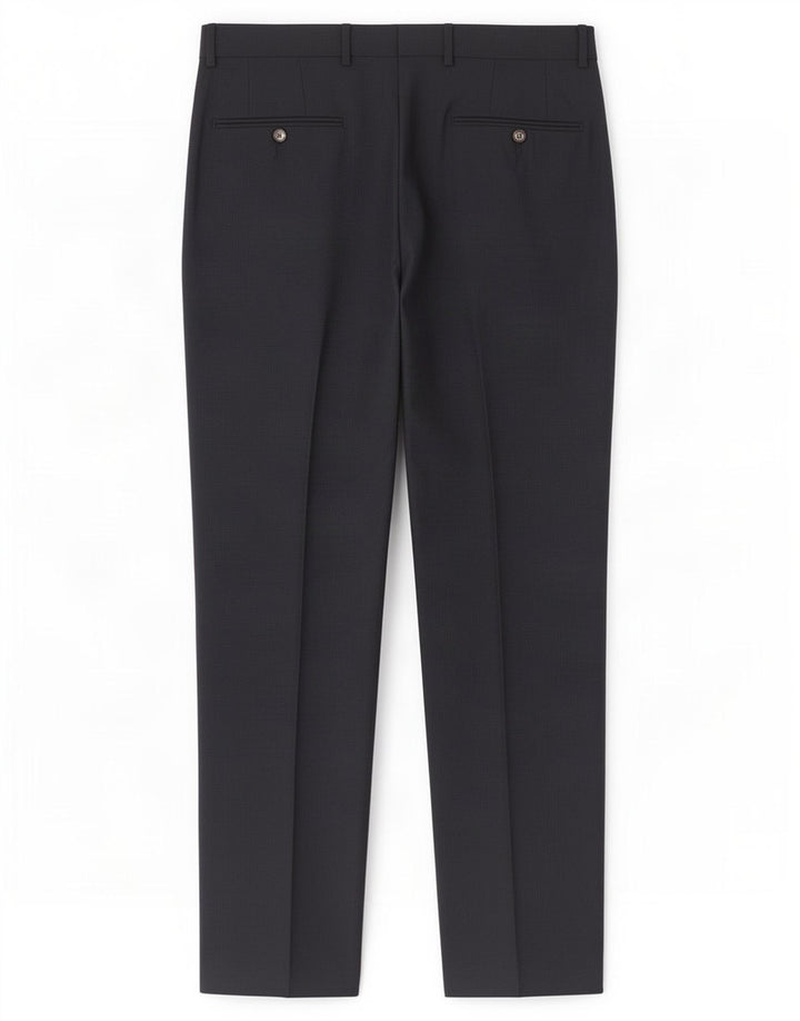Pantaloni da Abito Dritti Joop da Uomo IT 48 Medio W32 L30 Blu Navy Lana Vergine