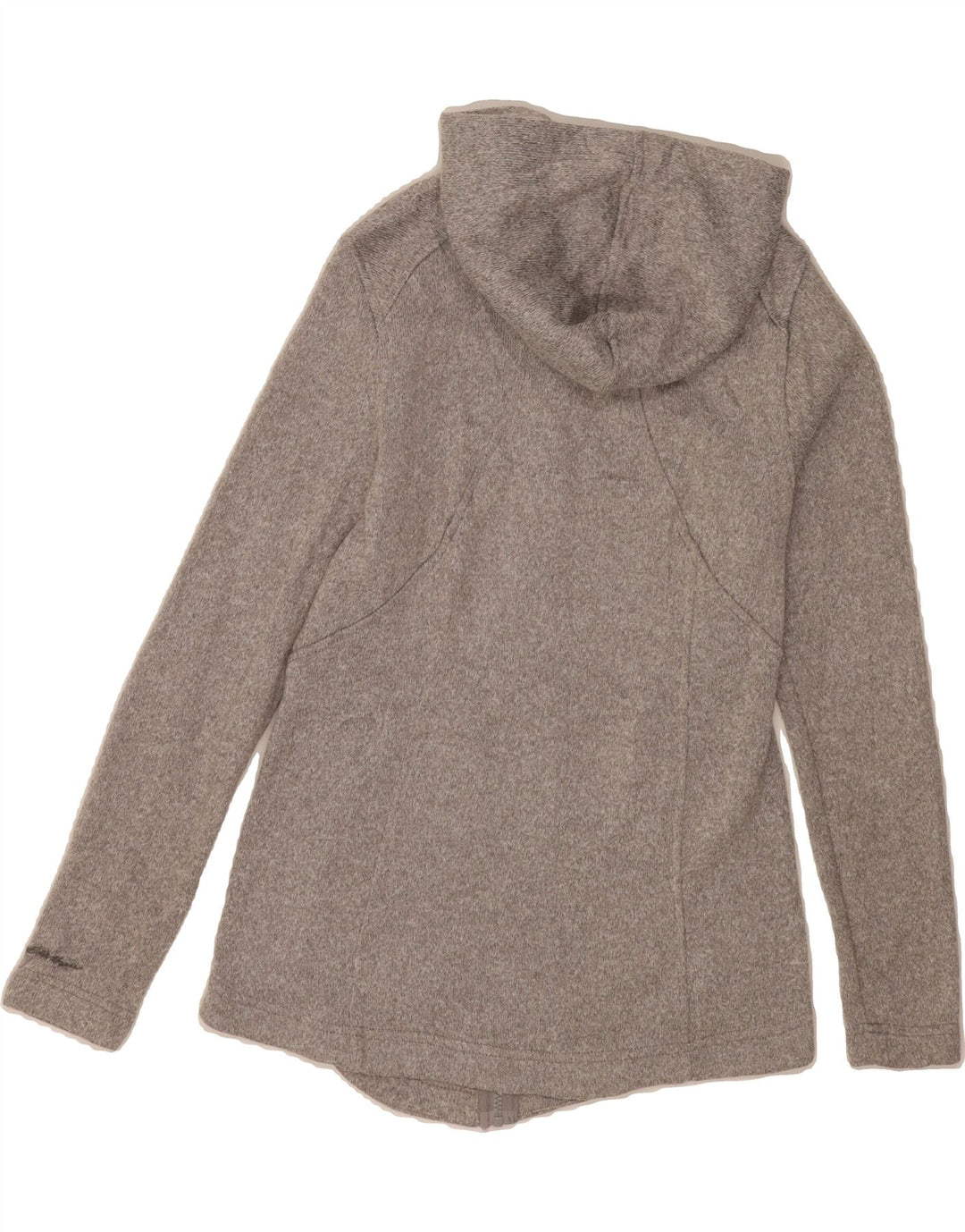 EDDIE BAUER Womens Zip Hoodie Sweater UK 10 Small Grey Polyester Vintage Eddie Bauer and Second-Hand Eddie Bauer from Messina Hembry 