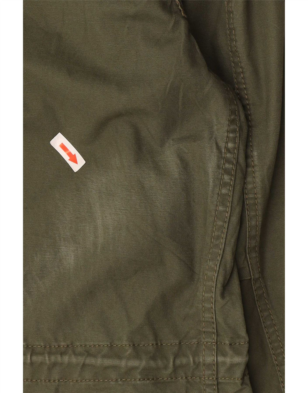 Giacca Parka con cappuccio da uomo Zara UK 40 grande color cachi